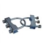 ProPlus Lot de 2 étriers en U ronds 60/70 mm pour collier de serrage
