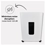 DESQ® Destructeur de Documents Niveau de sécurité P5 – Microcut (2500 Particules/A4), 2 x 12 mm, 20 litres, 10 Min. Non-Stop, 8 