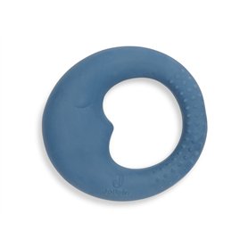 Jollein 101-007-66047 Anneau de dentition en caoutchouc naturel Lune Jeans Bleu 9 x 8 x 2 cm