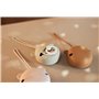 Jollein Boîte à tétine en silicone pour les déplacements - Caramel - Diamètre 7 cm - Rangement de tétine - Marron
