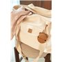 Jollein Boîte à tétine en silicone pour les déplacements - Caramel - Diamètre 7 cm - Rangement de tétine - Marron