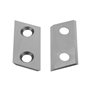 VONROC Lot de 2 Lames de Réserve en Carbure pour Broyeur de Végétaux GS502AC Lames Réversibles et Durables