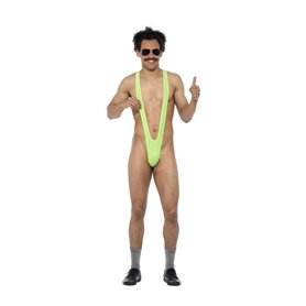 Mikamax – Borat Mankini – Maillot de Bain Borat – pour Les Hommes - Vert – Iconique - Enterrement de Vie de garçon – Soirée Pisc