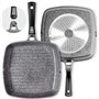 Coninx Poêle Grill Induction 28 cm | Poele Antiadhésive Avec Revêtement Granit ILAG Granistone 100% sans PFOA | Poele gril Avec
