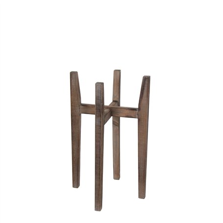 Mica Decorations Ascot Plant Stand Wood Light Brown - 38 x 38 x 60 cm