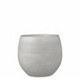 Mica Decorations Douro Pot de fleurs terre cuit rond blanc cassé 23 x Ø 26 cm - Pot de plante