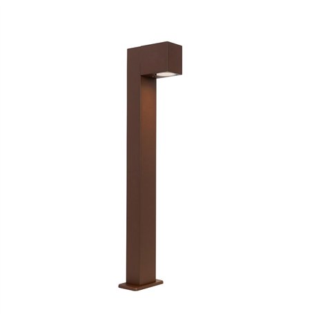 Qazqa baleno - Lampe sur pied extérieur Moderne - 1 lumière - L 153 mm - Brun rouille - Rustique