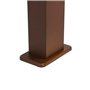 Qazqa baleno - Lampe sur pied extérieur Moderne - 1 lumière - L 153 mm - Brun rouille - Rustique,Moderne - Éclairage extérieur