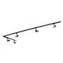Qazqa jeana - Système de rail spot luminaire plafond