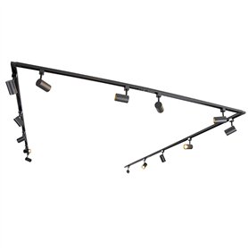 QAZQA jeana - Système de rail spot luminaire plafond
