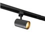 QAZQA jeana - Système de rail spot luminaire plafond, plafonnier compatible pour led - 14 lumière - L 753 cm - Noir - Moderne - 