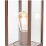 QAZQA charlois - Lampe sur pied extérieur - 1 lumière - L 14 cm - Brun rouille - Rustique - éclairage extérieur