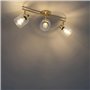 Qazqa laura - Spot plafond, plafonnier - 3 lumière - L 83 cm - Doré - Art Deco - éclairage intérieur - Salon I Chambre I Cuisine