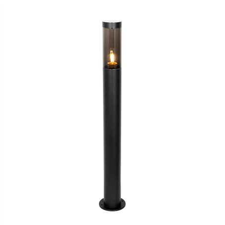 QAZQA rox - Lampe sur pied extérieur - 1 lumière - Ø 11.9 cm - Noir - Moderne