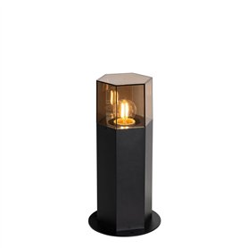 QAZQA denmark - Lampe sur pied extérieur - 1 lumière - Ø 15 cm - Noir - Moderne - éclairage extérieur