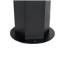 QAZQA denmark - Lampe sur pied extérieur - 1 lumière - Ø 15 cm - Noir - Moderne - éclairage extérieur