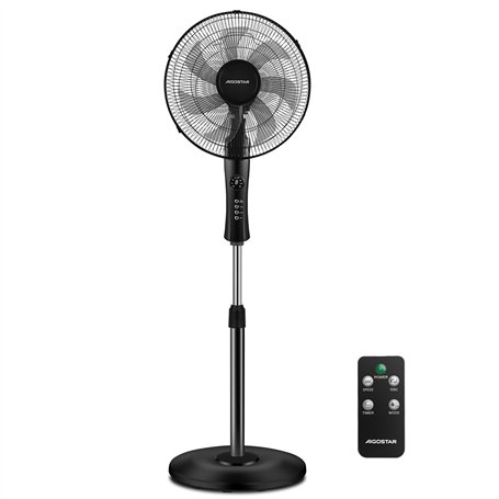 Aigostar Ventilateur sur Pied avec Télécommande