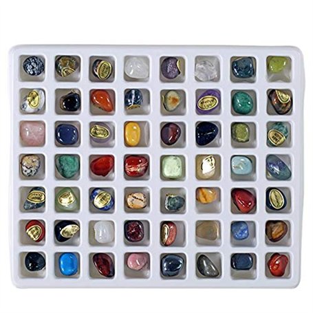 Deutsches Mineralienmuseum Ensemble de 56 pierres précieuses