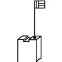 Balais de Charbon Asein 1221 pour Outils Électriques Black & Decker