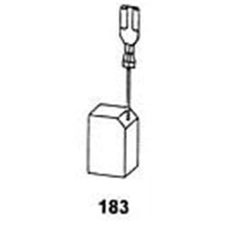 Balais de Charbon Asein 1222 pour Outils Électriques Black & Decker