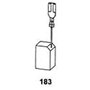 Balais de Charbon Asein 1222 pour Outils Électriques Black & Decker