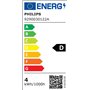 Philips ampoule LED Flamme E14 40W Blanc Chaud Claire, Verre, Compatible Variateur