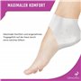 ORTHOPEO© Protection du talon en silicone I Talonnette pour protection anti-ampoules I Protection du talon pour le rétrécissemen