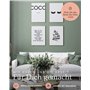 Heimlich - Ensemble d'affiches - 4 pièces de A4 / 21x30 cm - Affiches premium - Impressions sans cadre - Style moderne - Coco