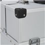 vidaXL Boîte à Outils Valise à Outils Mallette à Outils Trolley à Outils Caisse à Outils Rangement Stockage Fichiers 38x22,5x34 