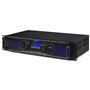 Kit DJ Max26 2 Enceintes avec Amplificateur - 1200 Watts, avec Fonction Bluetooth et Lecteur MP3, Télécommande Incluse, Câbles F