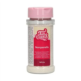 FunCakes Nonpareils Blanc: Sprinkles de gâteau