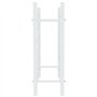 vidaXL Casier à Bouteilles pour 36 Bouteilles Étagère à Vin Casier à Boisson Stockage Rangement Cuisine Maison Intérieur Blanc M