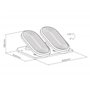 Repose-pieds avec fonction stepper - repose-pieds sous le bureau