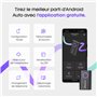 AAWireless Two – Adaptateur Android Auto sans Fil – Conversion Facile, Plug & Play, Bluetooth – Fabriqué en Europe - Fil Noir