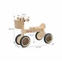 Sunny Mini Walker Draisienne - Bois | Draisienne 4 Roues | Draisienne pour Enfants pour l'intérieur et l'extérieur | Vélo Draisi