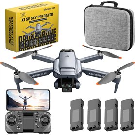 Killerbee X1 SE Sky Predator - Drone avec double caméra - Convient aux enfants et aux adultes - Moteurs sans balais - Ultra Fly