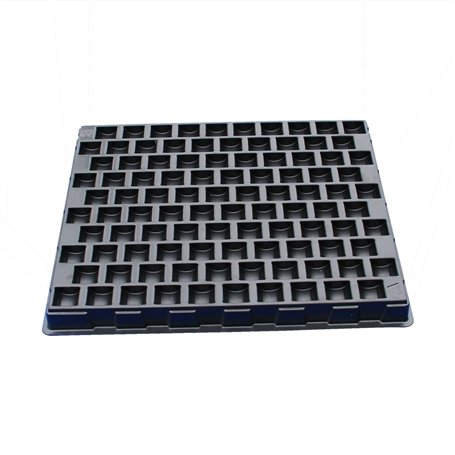 CombiCraft Casier de Rangement en Plastique Noir pour 1000 jetons
