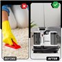 Powell Nettoyeur de tapis Powell - 450 W - Nettoyeur de canapé - 13 000 PA - Réservoir de 1,8 L - Pour tapis, canapé, voiture - 