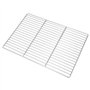 vidaXL Grille de BBQ avec poignées Rectangulaire 50x35 cm en Acier Inoxydable 304