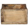vidaXL Plateau 30x15x9 cm en Bois Massif recyclé