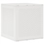 vidaXL Coffre de Rangement Jardin Blanc 55x53x57 cm PP