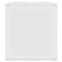 vidaXL Coffre de Rangement Jardin Blanc 55x53x57 cm PP