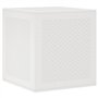vidaXL Coffre de Rangement Jardin Blanc 55x53x57 cm PP