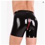 Latex Boxers Homme Latex Caleçons Shorts en Latex Latex Slips sous-vêtement en Latex pour Homme (2XL)