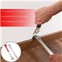 Lot De 2 Leviers En Métal Et Acier Inoxydable 26 Cm Et 23,5 Cm Mini-pied De Biche Plat Barre De Finition Fine Livré Avec Un Arra