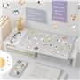 Krilucly Lot de 110 autocollants pour chiens de dessin animé, autocollants mignons pour enfants, autocollants colorés en vinyle,