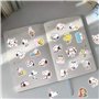 Krilucly Lot de 110 autocollants pour chiens de dessin animé, autocollants mignons pour enfants, autocollants colorés en vinyle,