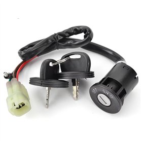 Serrure De Démarreur Moto pour Kymco ATV pour MXU 50 150 2009-2010 LB30AA 35010-LCA4-9V0 Clé Contacteur Allumage