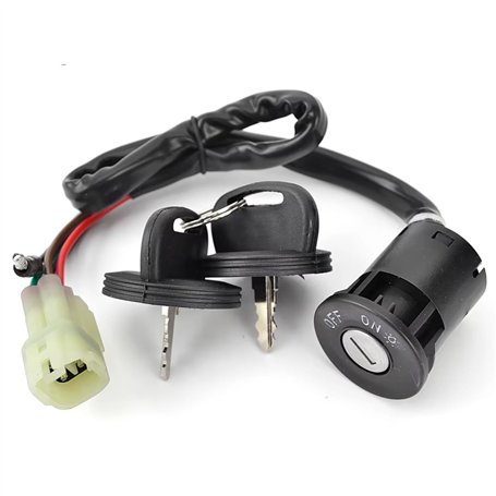 Serrure De Démarreur Moto pour Kymco ATV pour MXU 50 150 2009-2010 LB30AA 35010-LCA4-9V0 Clé Contacteur Allumage