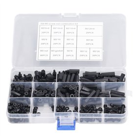 0 pièces entretoise de vis hexagonale M3 en nylon mâle femelle entretoises de vis hexagonales vis d'entretoise kit d'assortiment